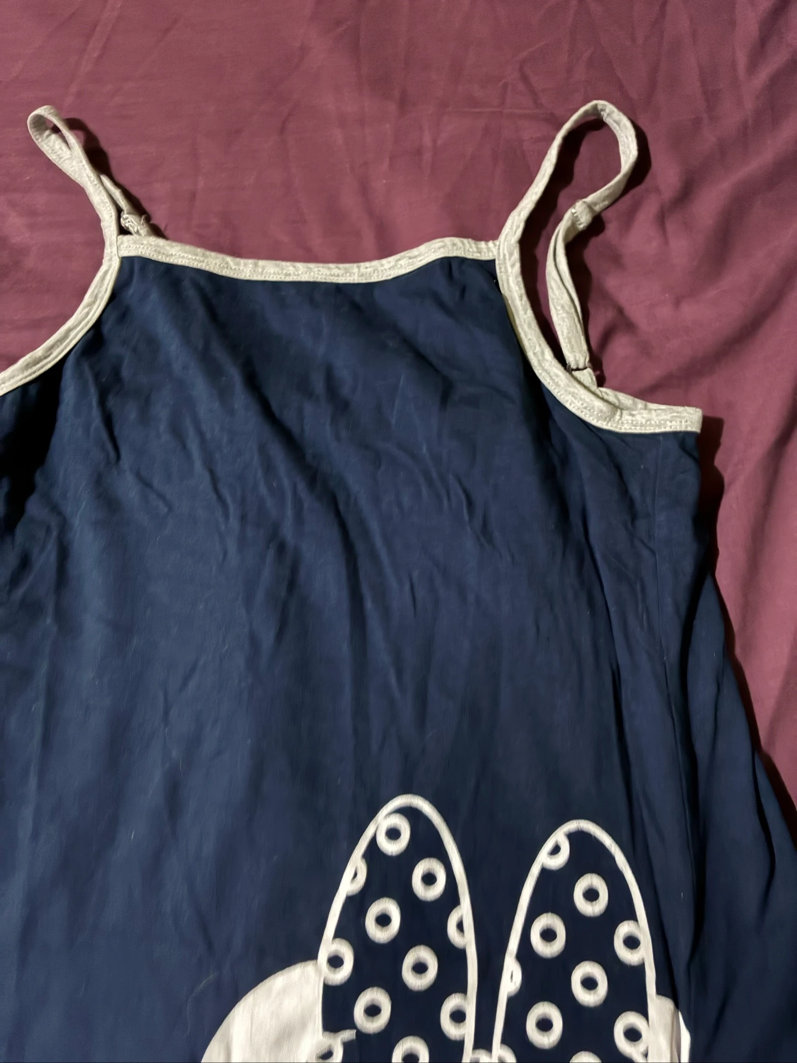Camisón Minnie Mouse Disney azul marino – Tirantes finos – Talla M – photo 4